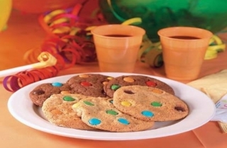 Galletas con lentejas de chocolate